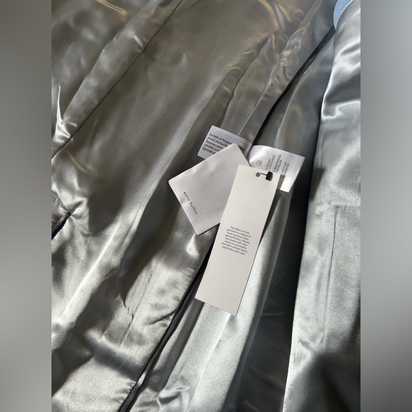 New with tags! Powder Blue Calvin Klein Pea Coat Size 12 - Picture 7 of 11